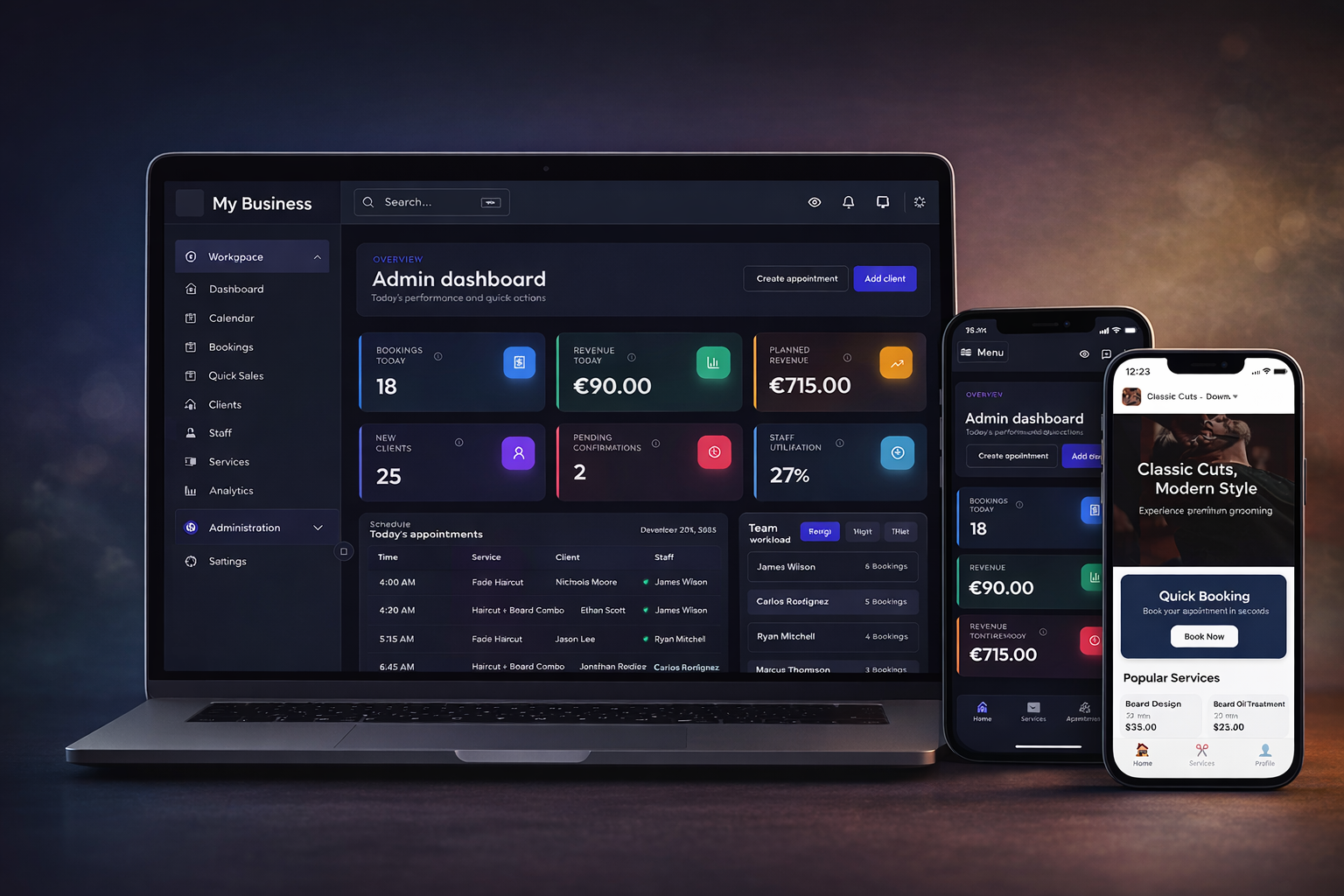Vinci 26 - Business management for salons and barbershops